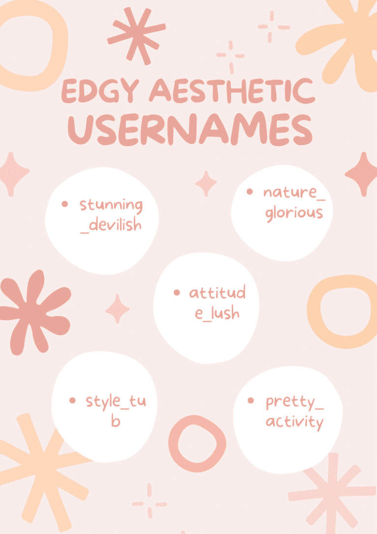 700 Edgy Aesthetic Usernames List - NamesBuddy