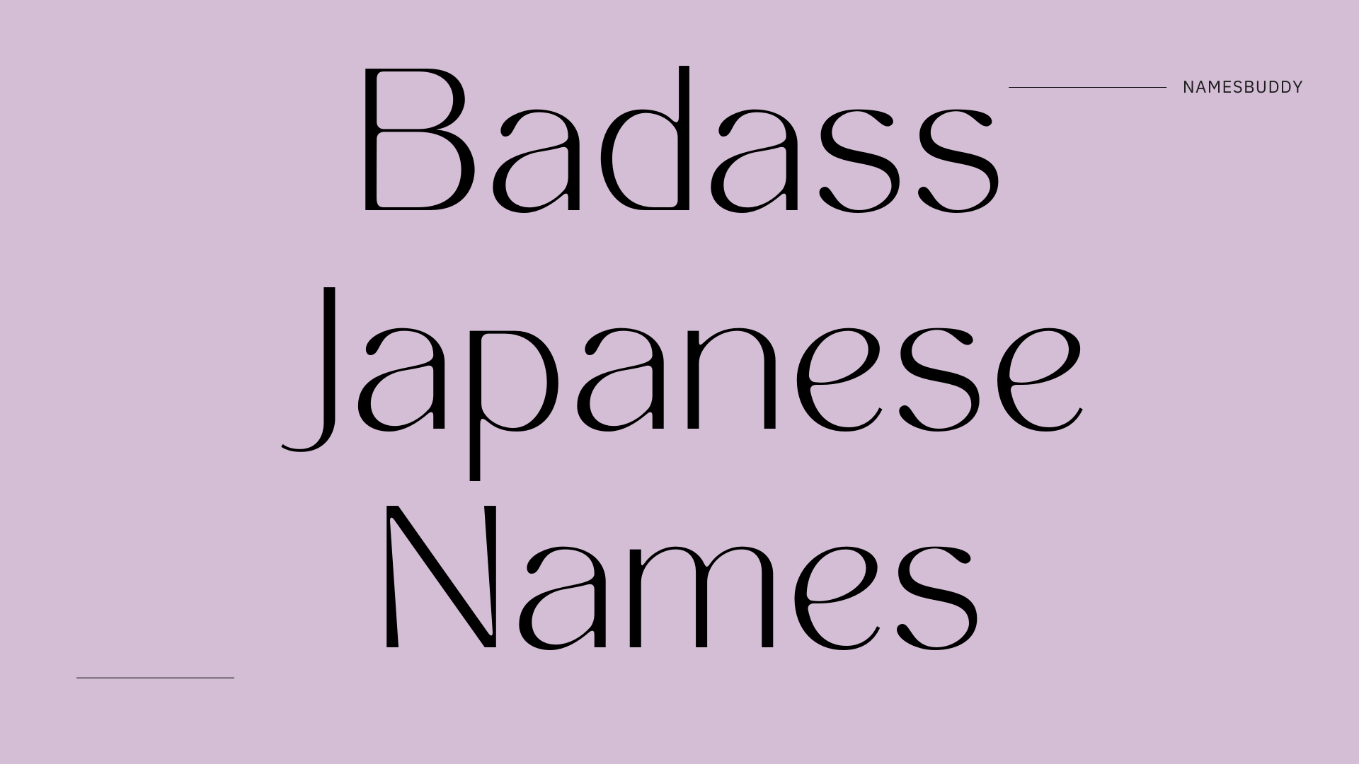 100 Badass Japanese Names For Girls And Boys NamesBuddy