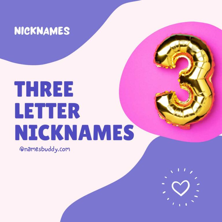 129 Best 3 Letter Nicknames - Namesbuddy