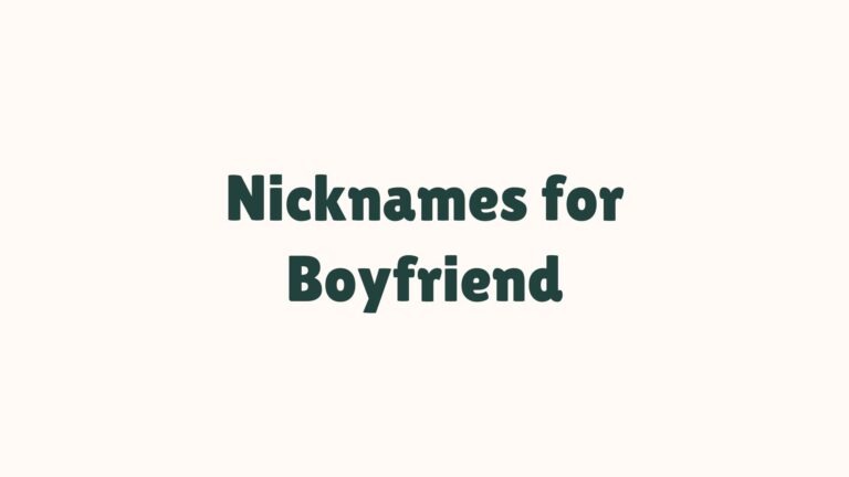 100+ Cool Nicknames for Boyfriend