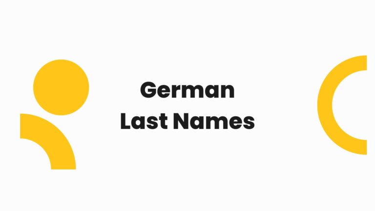 100 Popular German Last Names