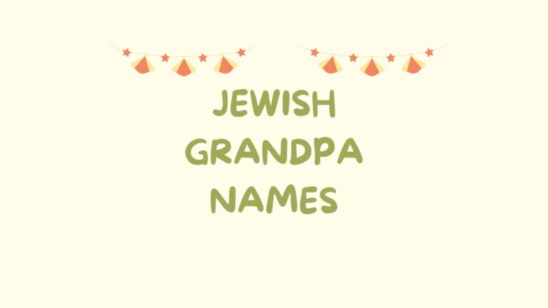 100 Cool Jewish Grandpa Names