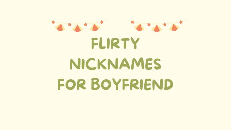 100 Flirty Nicknames for Boyfriend