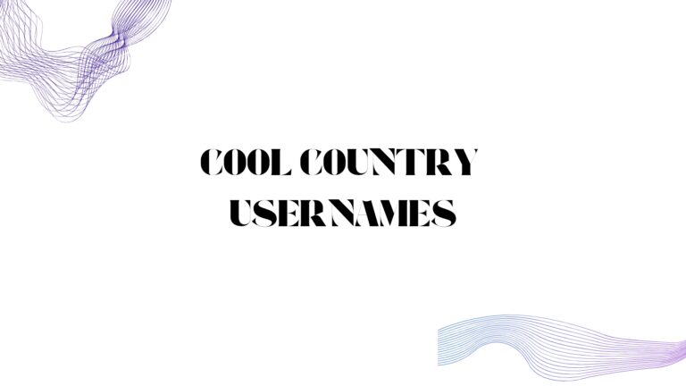 100 Cool Country Usernames