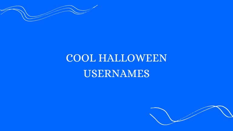 100 Cool Halloween Usernames