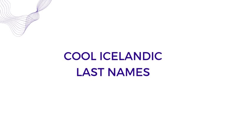 100 Cool Icelandic Last Names