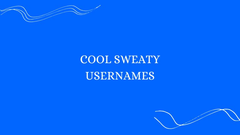 100 Cool Sweaty Usernames