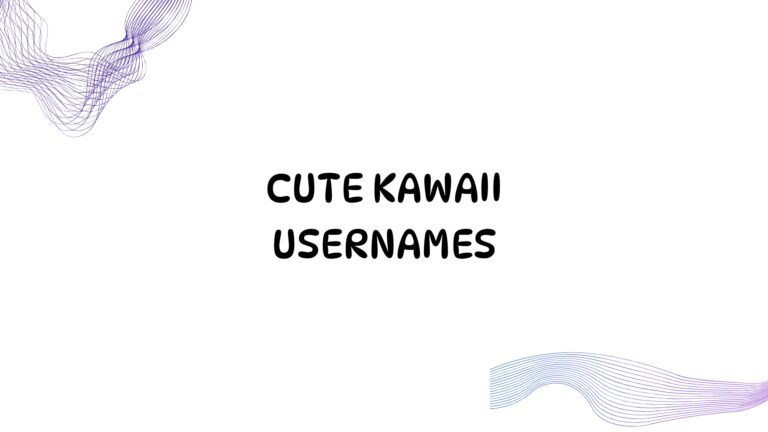 100 Cute Kawaii Usernames