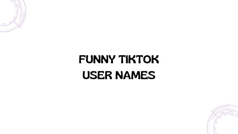 100 Funny TikTok Usernames