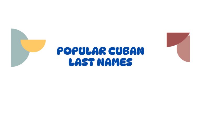 100 Popular Cuban Last Names