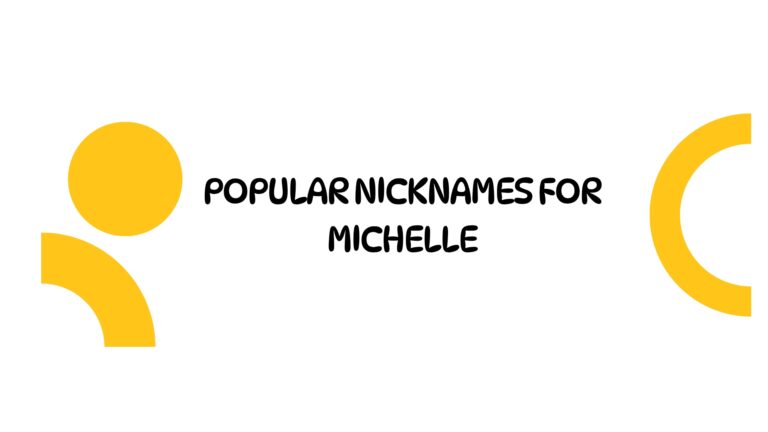 100 Popular Nicknames Of Michelle