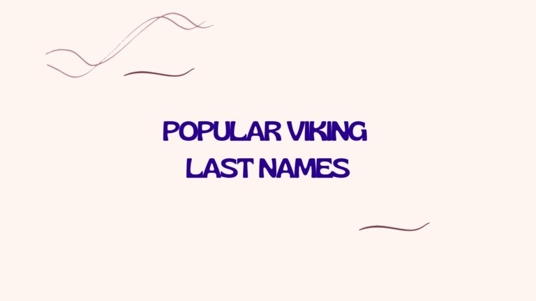 100 Popular Viking Last Names