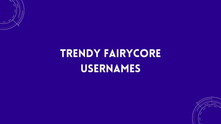 100 Trendy Fairycore Usernames