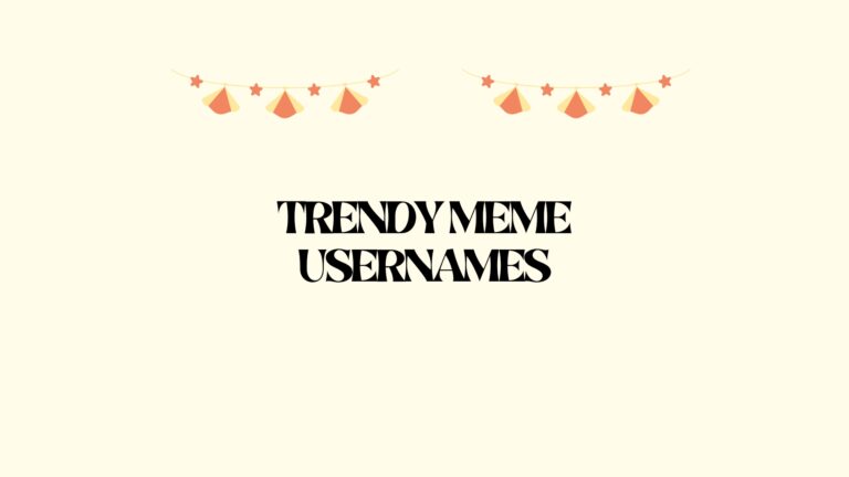 100 Trendy Meme Usernames