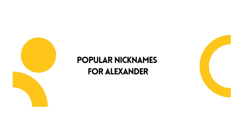 100 Popular Nicknames For Alexander