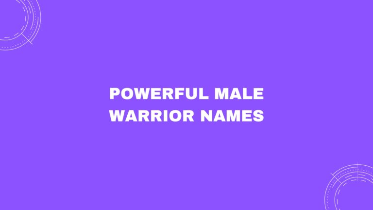 100 Powerful Male Warrior Names