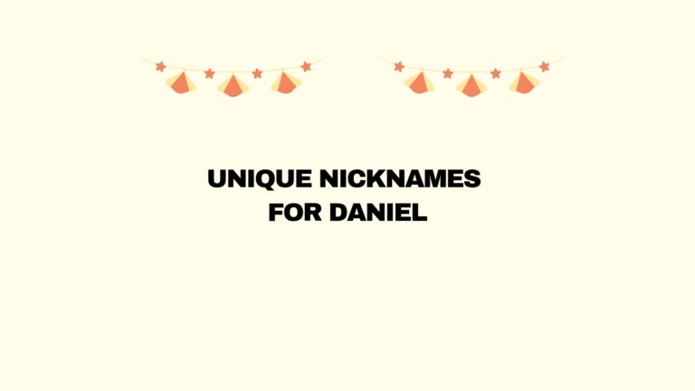 100 Unique Nicknames For Daniel